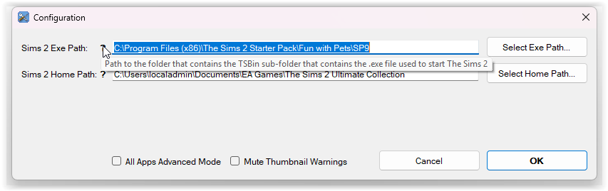 Hover over the ? icon for helpful tooltips!