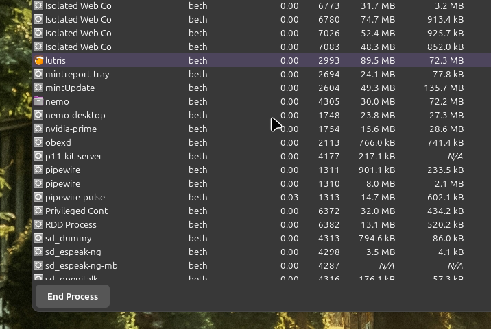 Here we can force end programs