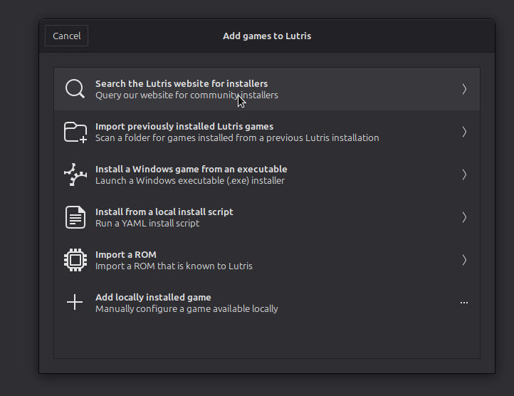 Search for Installers