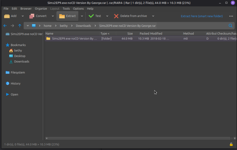 Extract the folder and try again