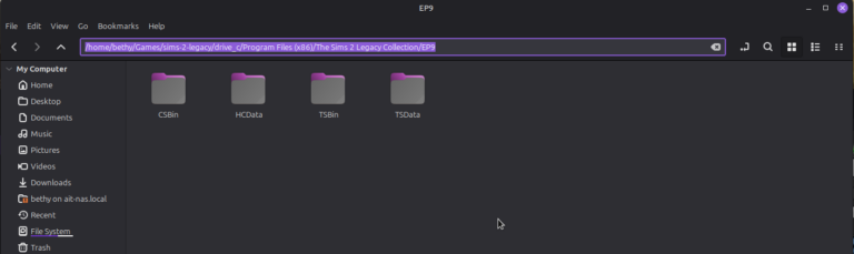 Your Legacy Install location (EP9 not SP9)