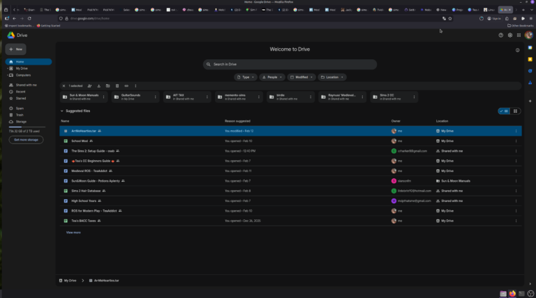 Grab your backup files