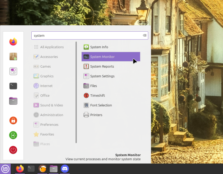 "System Monitor" is Linux''s Task Manager