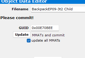 Paste in, select "update all MMATs"